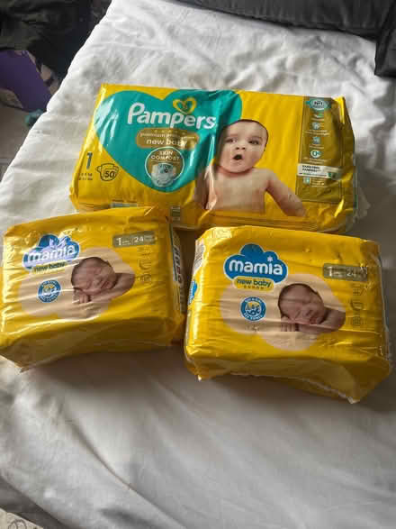 Photo of free Size 1 nappies (Broad Green L14) #1