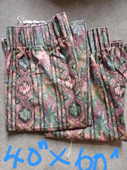 Photo of free Patterned curtains like, unlined (cainscross rd) #1