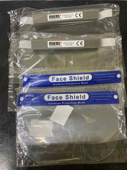 Photo of free Face shields, disposable gloves (B71 West Bromwich) #1