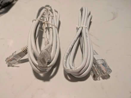 Photo of free 2 Ethernet cables (Stanstead St Margarets SG12) #1