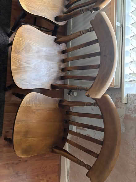Photo of free 4 dinning chairs (South Wingfield DE55) #3