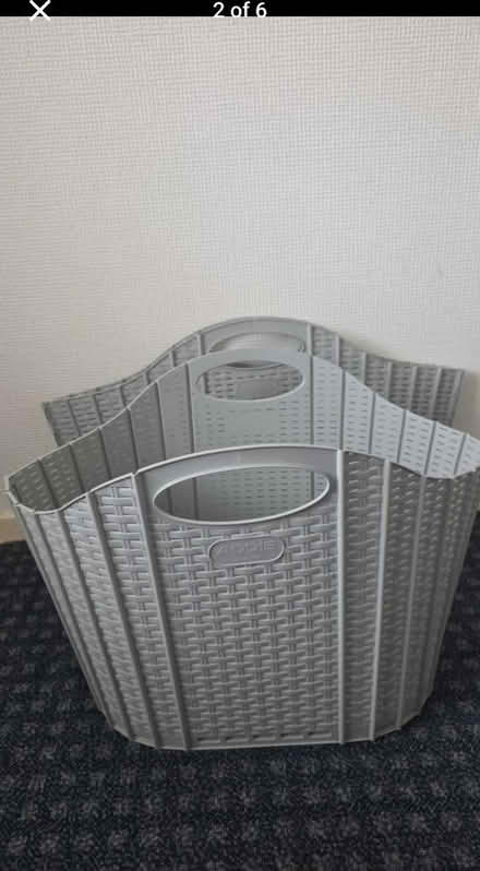 Photo of free Two Collapsible Laundry Baskets (East Herringthorpe S65) #2