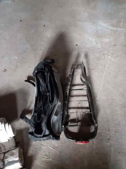 Photo of free Bike saddle rack and pannier (Arddleen SY22) #1