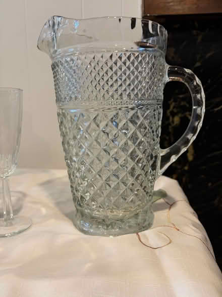 Photo of free Pitcher, decanters and glasses (Belmont, MA) #3