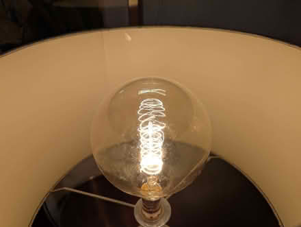 Photo of free Crompton Antique G125 Spiral Lamp Bulb (Horsell GU21) #3