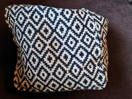 Photo of free Heavy duty woven beanbag pouffe (Corsham SN13) #1