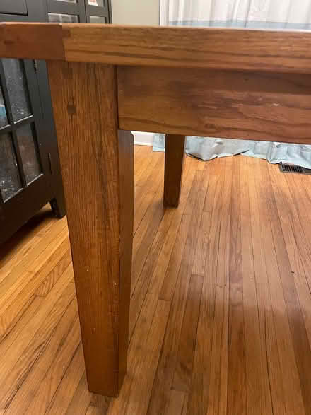Photo of free Wood dining table w extensions (Rathburn / 427) #3