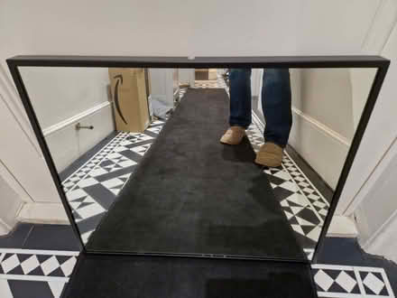 Photo of free Black metal frame mirror (Loughton IG10) #1