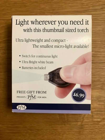 Photo of free “Micron Lite” torch (Hitchin SG4 7SN) #1