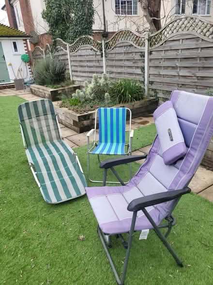 Photo of free Garden chairs x3 (BR1) #1