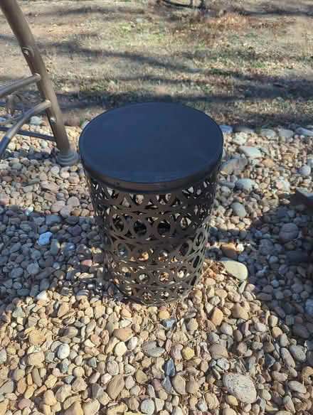 Photo of free Patio side table (Hampden & Broadway) #2