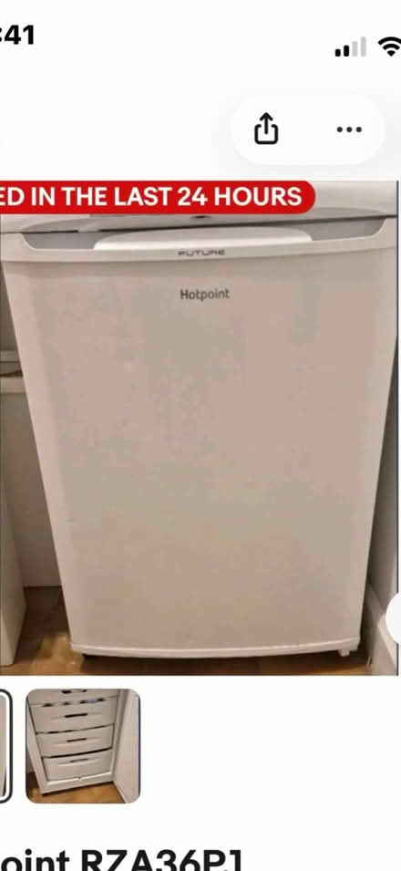 Photo of free Hotpoint under worktop fridge (Reading RG2) #1