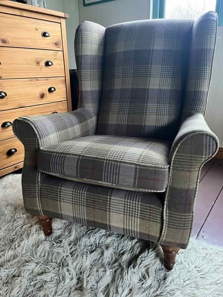 Photo of free Comfy wingback modern armchair (Rottingdean) #1