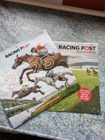 Photo of free Old Racing Post Calendars x5 :- 2016 / 2020 / 2021 / 2022 (Slack Lane DE22) #2