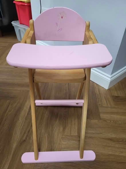 Photo of free Dolls wooden high chair (Norton Sheffield S8) #1