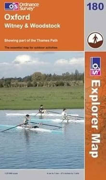 Photo of OS map, Explorer 180 (New Marston OX3) #1