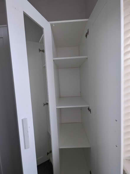 Photo of free White IKEA mirrored wardrobe (BD20 7) #3