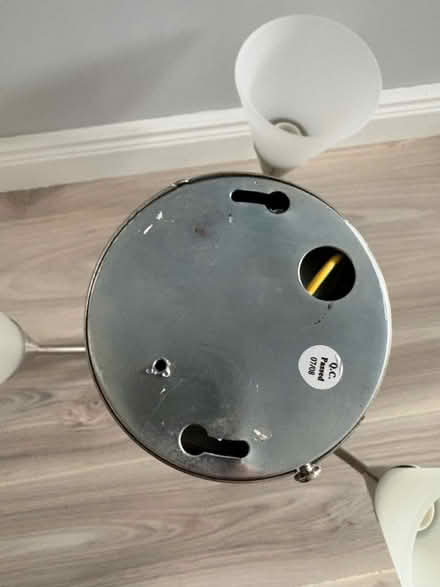 Photo of free Three arm ceiling light (Whitburn Eh47) #2