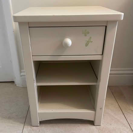 Photo of free White bedside table (New Malden KT3) #1