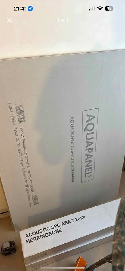 Photo of free Aqua panel cement board new (Battersea) #1