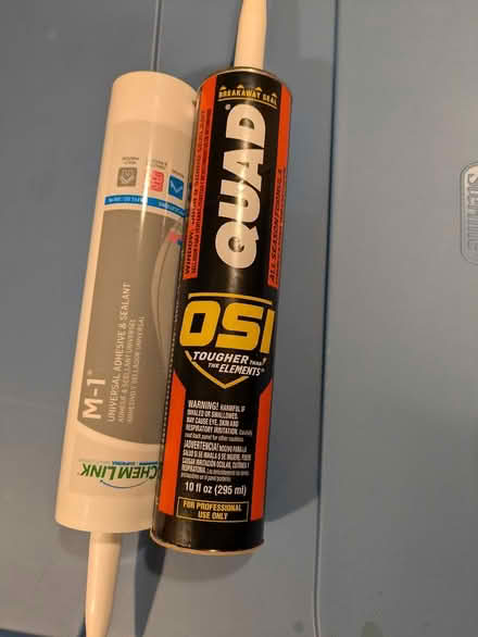 Photo of free Five tubes of sealant (W. Hiawatha Trail, Mt Prospect) #1