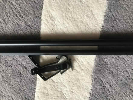 Photo of free black metal extendable curtain pole (Christchurch BH23) #2