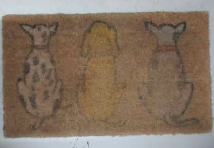 Photo of free Coir Doormat with 3 Dogs (Chilton OX11) #1