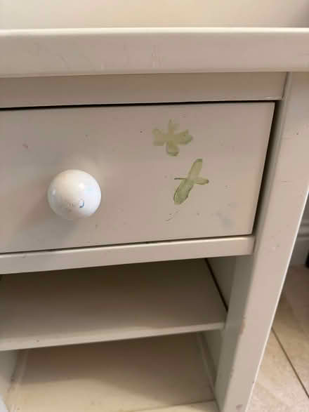 Photo of free White bedside table (New Malden KT3) #3