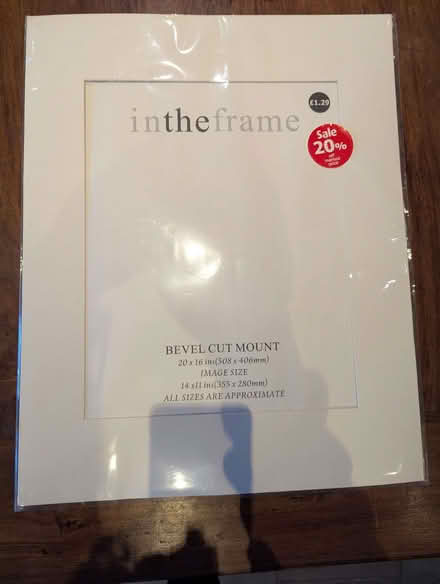 Photo of free White cardboard Frame mount (Berkhamsted HP4) #1