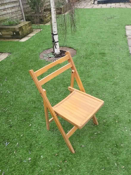 Photo of free Wooden folding chair (BR1) #1