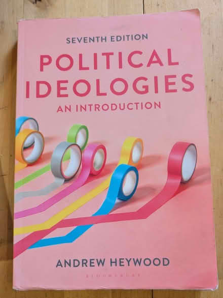 Photo of free Political Ideologies An introduction by Andrew Heywood (Treuddyn CH7) #1