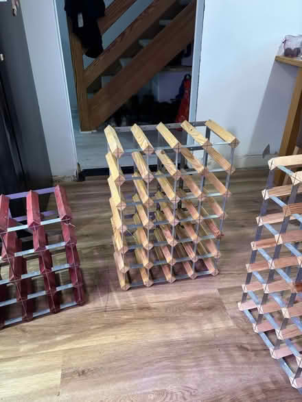 Photo of free Galvanised and timber wine racks (Eastbourne) #2