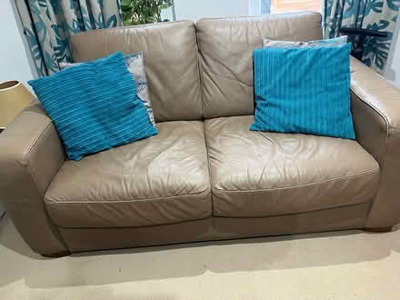 Photo of free 2 Seater leather sofa (Dursley GL11) #1