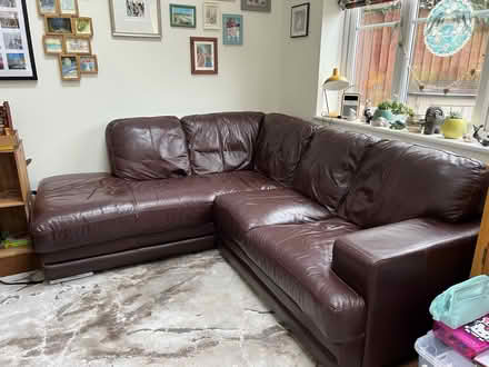 Photo of free Corner leather sofa (OX1, Kennington) #1