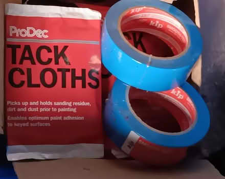Photo of free tack cloths+masking tape (Allington NG32) #1