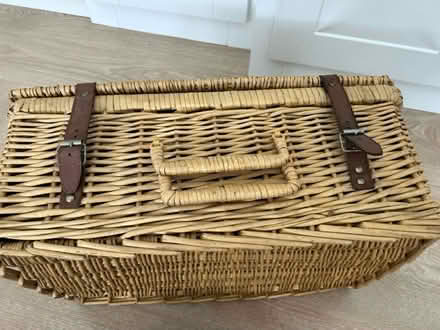 Photo of free Wicker hamper basket (Camberley GU15 2DU) #2