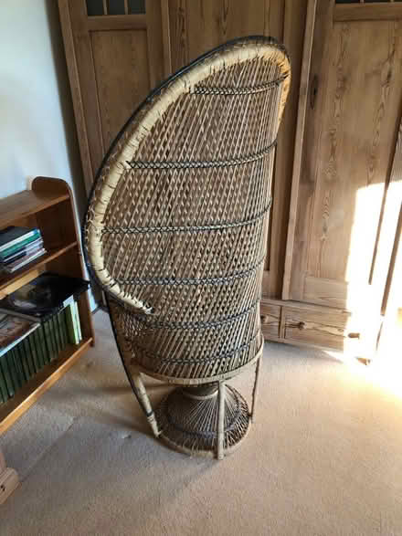 Photo of free Wicker/Rattan Peacock Chair (Forest Wood LD8) #4