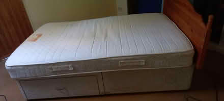 Photo of free Small double bed. (Bachelor's Bump TN35) #1