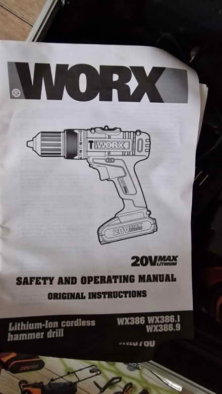 Photo of free Lithium ion cordless hammer drill (Kirk Hallam DE7) #2