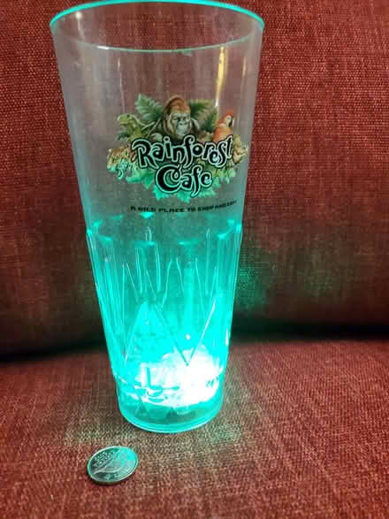 Photo of free Rainforest Cafe light up cup (Near Experimental Farm) #4