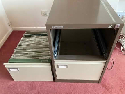 Photo of free 2 Drawer Metal Filing Cabinet (S10 Crosspool) #1