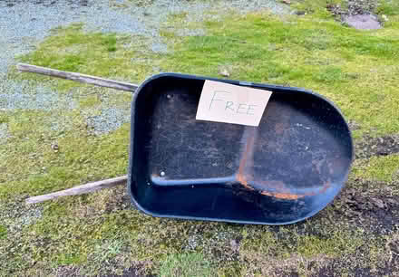 Photo of free Metal Wheelbarrow (12727 1st NW in Broaview) #1
