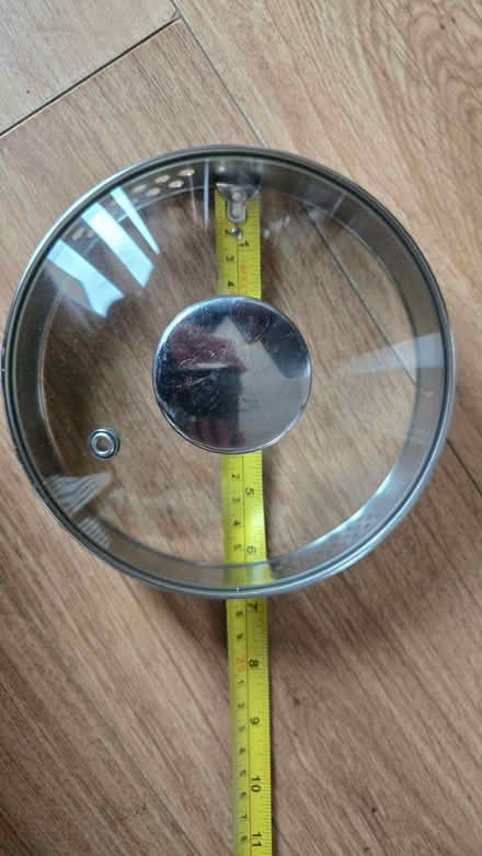 Photo of free Saucepan lids - 8" & 6" (Raynes Park SW20) #2