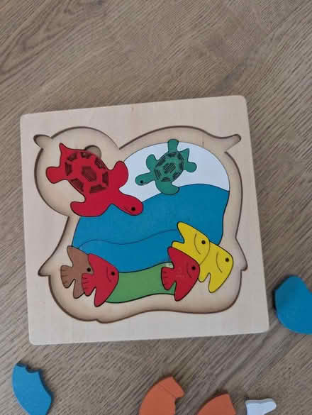 Photo of free 3 layer sea themed puzzle (SW9) #4