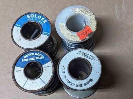 Photo of free 4 rolls of solder (West San Jose) #2