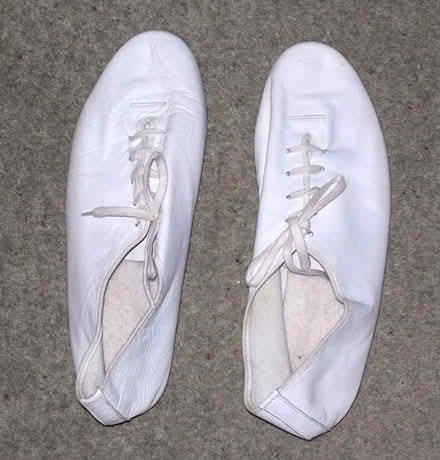 Photo of free White Jazz Shoes Size 8 (OX14 Long Wittenham) #1