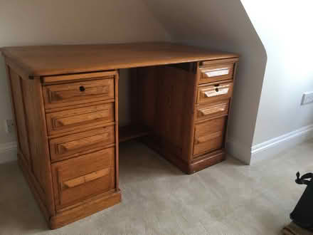 Photo of free Vintage SolId Oak desk (OX3) #1