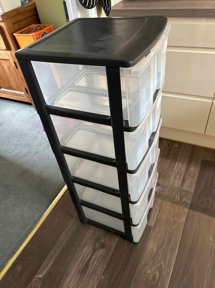 Photo of free Plastic drawers storage unit (Headington Quarry OX3) #1