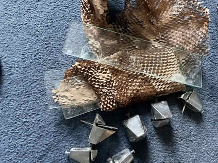 Photo of free Small glass shelves and brackets for bathroom (Queen's Park BN2) #2