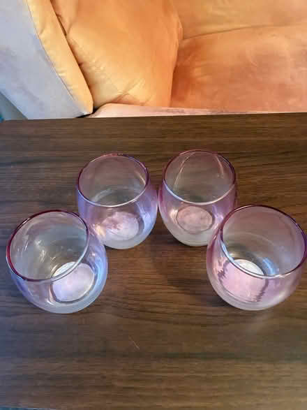 Photo of free 4 matching round candle holders (Los Altos) #2